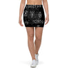 Witch Sign Print Mini Skirt-grizzshop