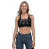 Witch Sign Print Sports Bra-grizzshop