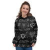 Witch Sign Print Women's Hoodie-grizzshop