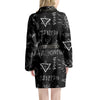 Witch Sign Print Women's Robe-grizzshop