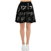 Witch Sign Print Women's Skirt-grizzshop