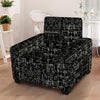 Witch Symbol Gothic Armchair Cover-grizzshop