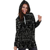 Witch Symbol Gothic Hoodie Dress-grizzshop