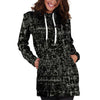 Witch Symbol Gothic Hoodie Dress-grizzshop