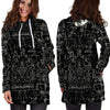 Witch Symbol Gothic Hoodie Dress-grizzshop