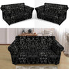 Witch Symbol Gothic Loveseat Cover-grizzshop