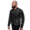 Witch Symbol Gothic Men's Bomber Jacket-grizzshop