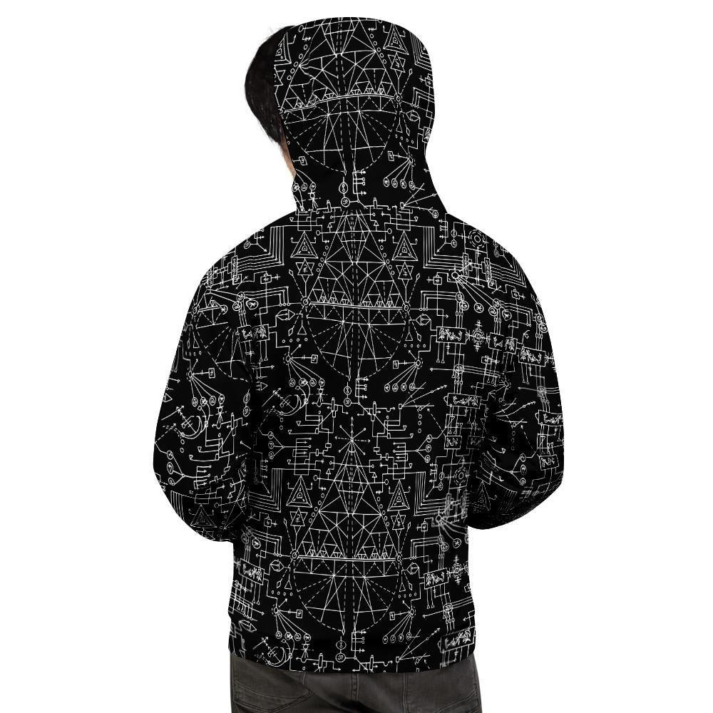 Witch Symbol Gothic Men's Hoodie-grizzshop