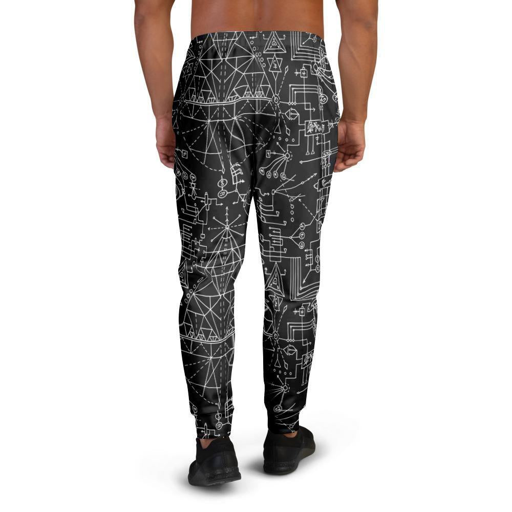 Witch Symbol Gothic Men's Joggers-grizzshop