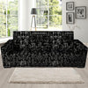 Witch Symbol Gothic Sofa Cover-grizzshop