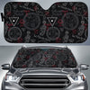 Witch Wiccan Pagan Pattern Print Car Sun Shade-grizzshop
