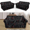 Witch Wiccan Pagan Pattern Print Loveseat Cover-grizzshop