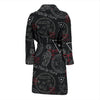 Witch Wiccan Pagan Pattern Print Men Long Robe-grizzshop