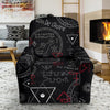 Witch Wiccan Pagan Pattern Print Recliner Cover-grizzshop