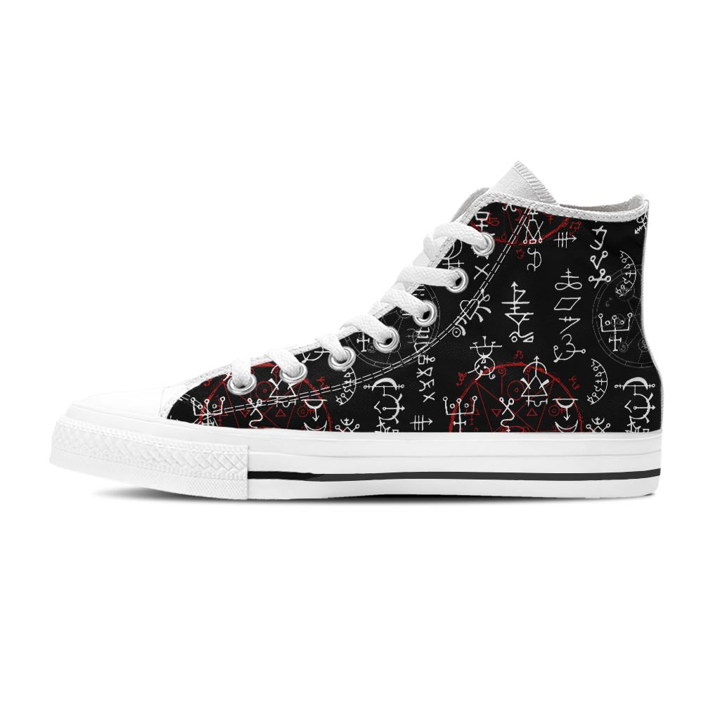 Witch Women's High Top Shoes-grizzshop