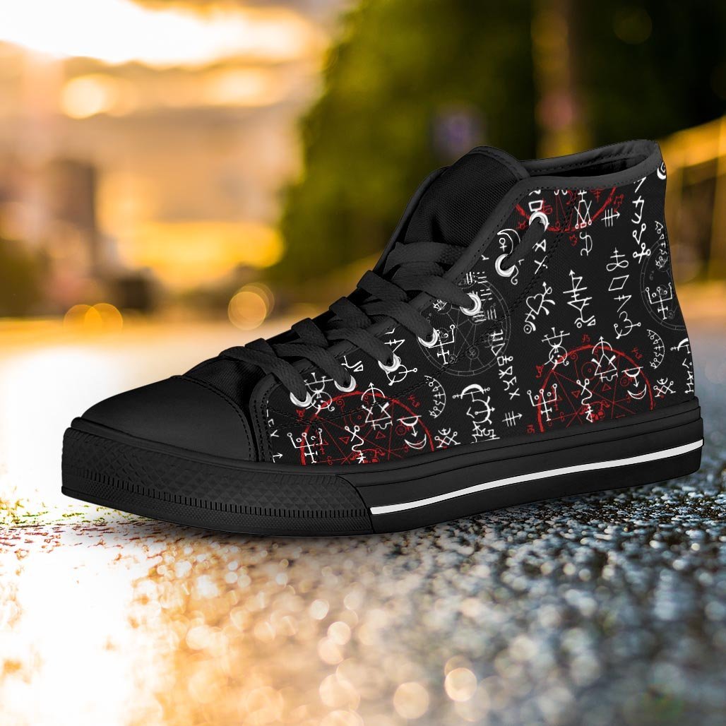 Witch Women's High Top Shoes-grizzshop