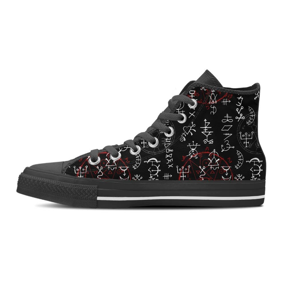 Witch Women's High Top Shoes-grizzshop