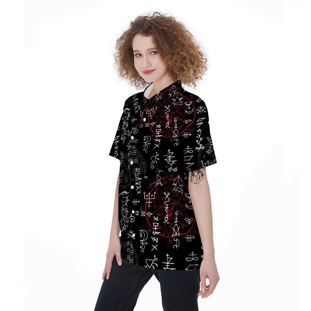 Witch Women's Short Sleeve Shirts-grizzshop