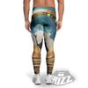 Wizard And Gate Print Men's Leggings-grizzshop