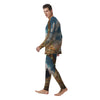 Wizard And Gate Print Men's Pajamas-grizzshop