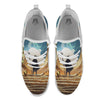 Wizard And Gate Print White Athletic Shoes-grizzshop
