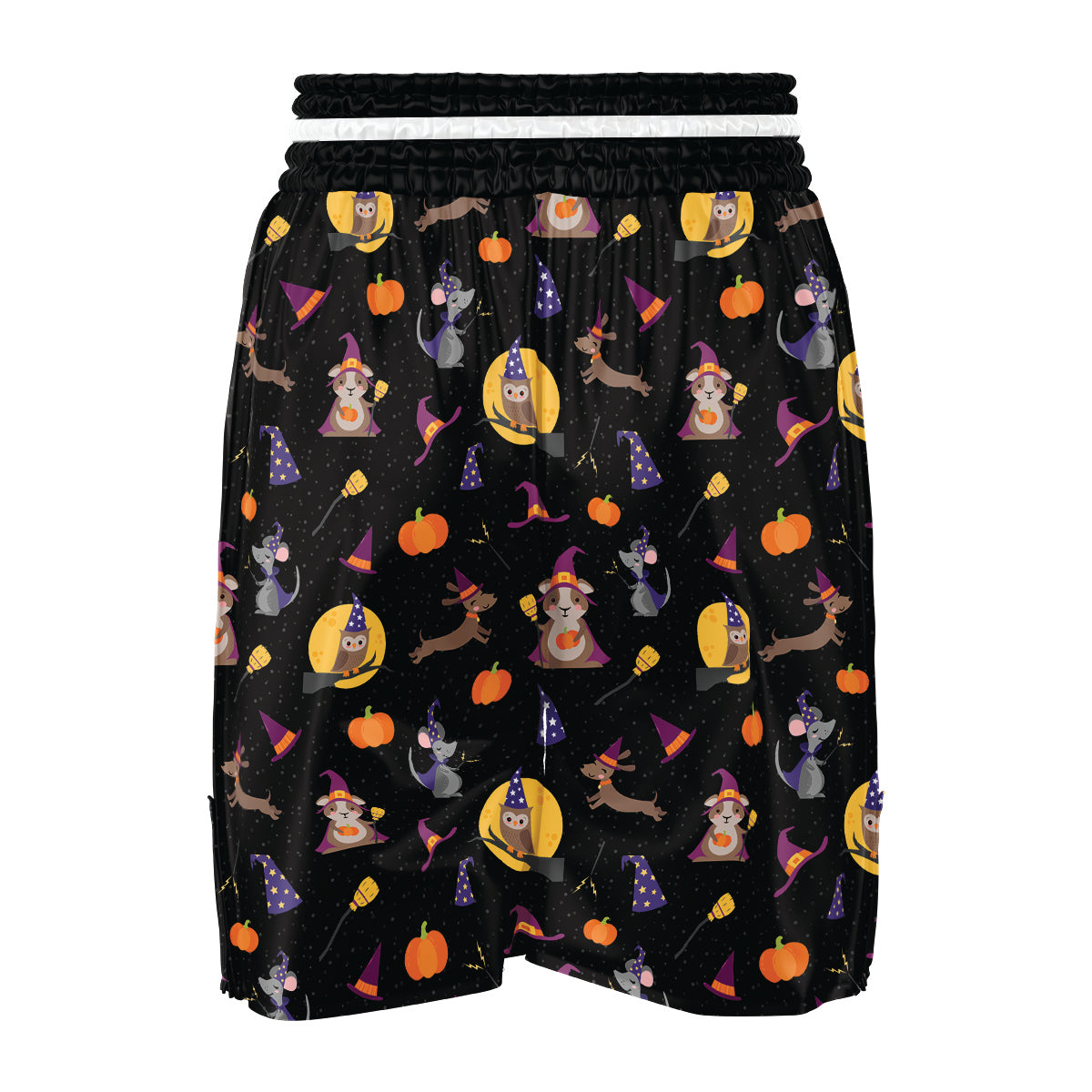 Wizard Animal Print Pattern Boxing Shorts-grizzshop