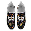 Wizard Animal Print Pattern White Athletic Shoes-grizzshop