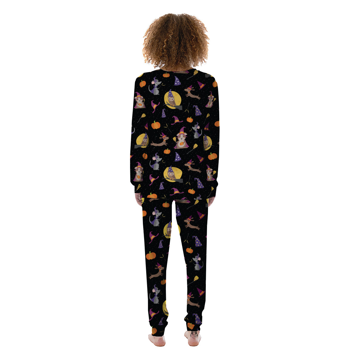 Wizard Animal Print Pattern Women's Pajamas-grizzshop