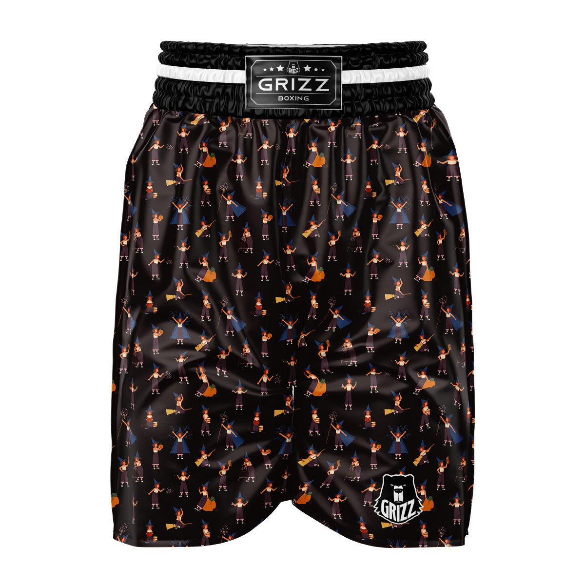 Wizard Cute Print Pattern Boxing Shorts-grizzshop