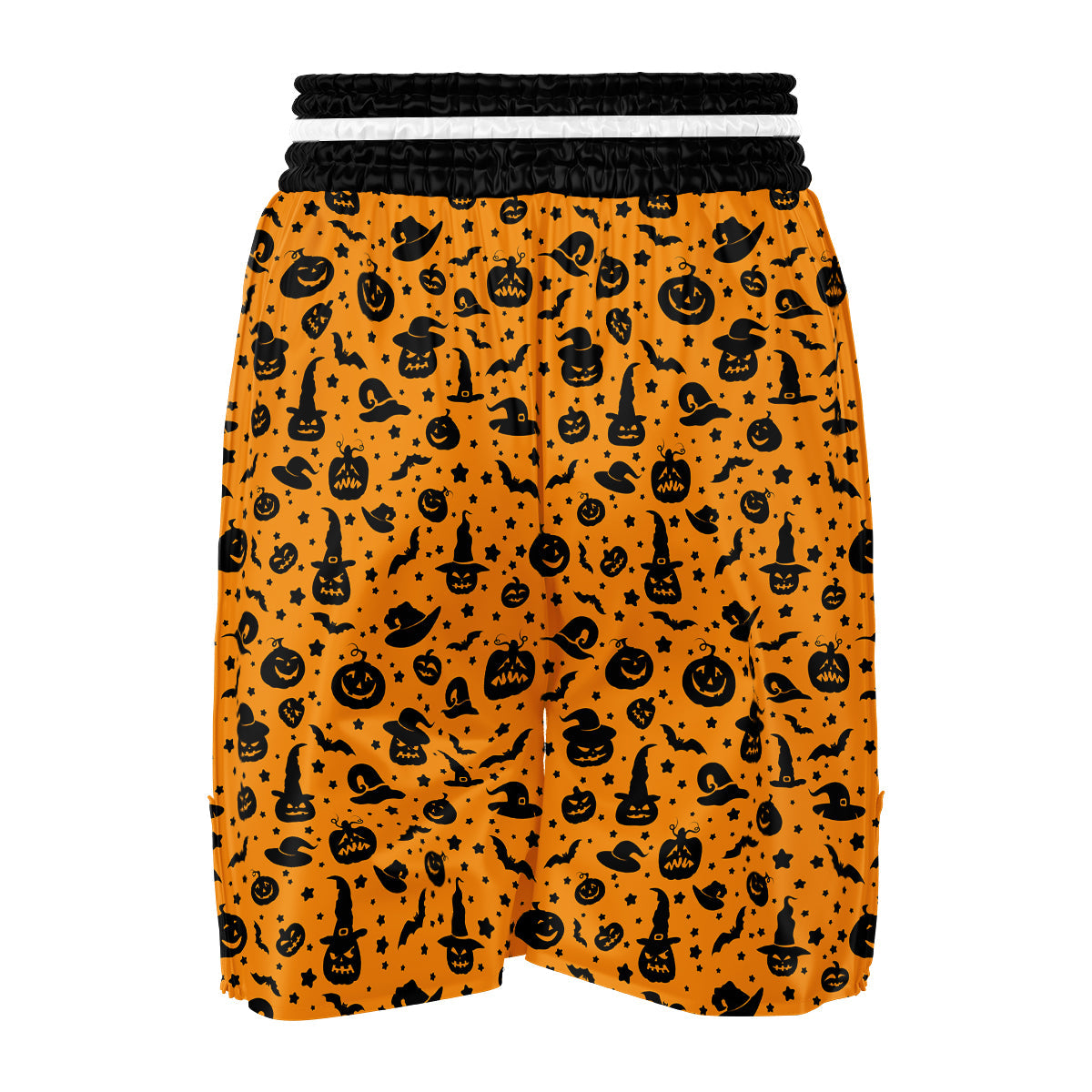 Wizard Halloween Print Pattern Boxing Shorts-grizzshop