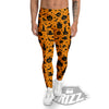 Wizard Halloween Print Pattern Men's Leggings-grizzshop