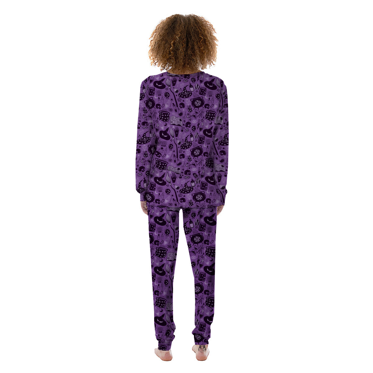 Wizard Magic Print Pattern Women's Pajamas-grizzshop