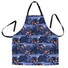 Wolf Cartoon Pattern Print Women's Apron-grizzshop