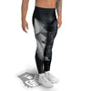 Wolf Geometric Dark Print Men's Leggings-grizzshop