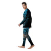 Wolf Girl Native American Print Men's Pajamas-grizzshop