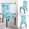 Wolf Hand Drawn Pattern Print Chair Cover-grizzshop