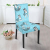 Wolf Hand Drawn Pattern Print Chair Cover-grizzshop