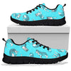 Wolf Hand Drawn Pattern Print Sneaker Shoes For Men Women-grizzshop