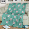 Wolf Pattern Print Blanket-grizzshop