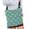 Wolf Pattern Print Crossbody bags-grizzshop