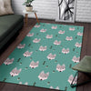 Wolf Pattern Print Floor Mat-grizzshop