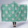 Load image into Gallery viewer, Wolf Pattern Print Hooded Blanket-grizzshop