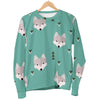 Wolf Pattern Print Women's Sweatshirt-grizzshop