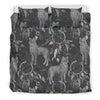 Wolf Print Pattern Duvet Cover Bedding Set-grizzshop