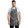 Wolf Print Pattern Men's Apron-grizzshop