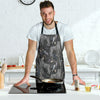 Wolf Print Pattern Men's Apron-grizzshop