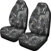 Wolf Print Pattern Universal Fit Car Seat Covers-grizzshop