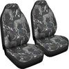 Wolf Print Pattern Universal Fit Car Seat Covers-grizzshop