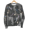 Wolf Print Pattern Women's Sweatshirt-grizzshop