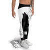 Wolf Spirit And Moon Print Men's Leggings-grizzshop